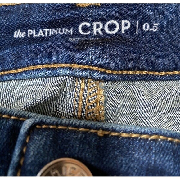 Chicos Jeans Size 0.5 US 6 XS Platinum Straight Crop Slim Fit Pants - Picture 3 of 12